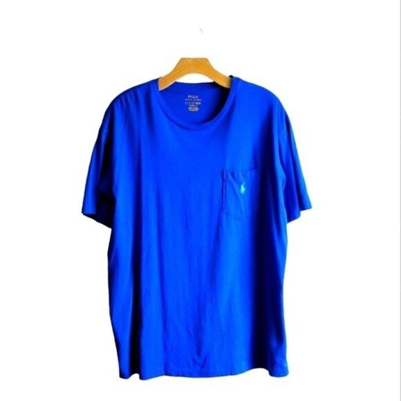 Polo Ralph Lauren Classic Fit T-Shirt Royal Blue Large 3 0234 - Picture 2 of 6